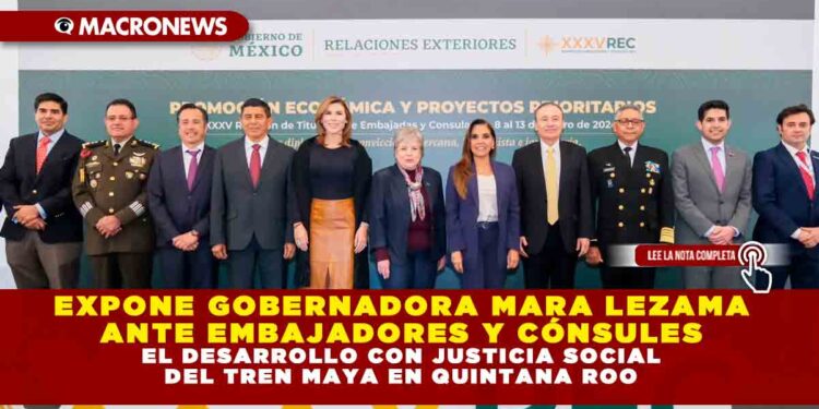 Expone Gobernadora Mara Lezama Ante Embajadores Y C Nsules El