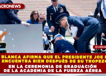 Casa Blanca afirma que el Presidente Joe Biden se encuentra bien después de su tropezón en la ceremonia de graduación de la Academia de la Fuerza Aérea