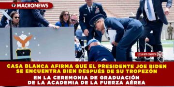 Casa Blanca afirma que el Presidente Joe Biden se encuentra bien después de su tropezón en la ceremonia de graduación de la Academia de la Fuerza Aérea