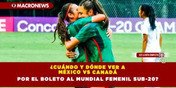 ¿Cuándo y dónde ver a México vs Canadá por el boleto al Mundial Femenil Sub-20?