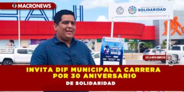 Invita DIF Municipal a carrera por 30 aniversario de Solidaridad