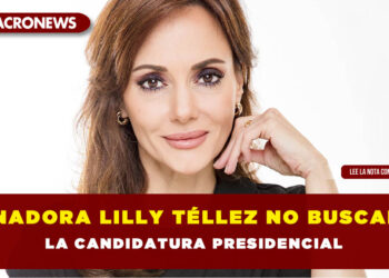 Senadora Lilly Téllez anuncia que no buscará la candidatura presidencial