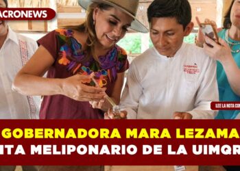 Gobernadora Mara Lezama visita el meliponario de la UIMQROO