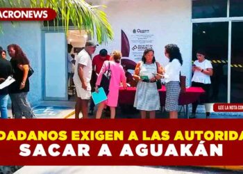 Ciudadanos exigen a las autoridades sacar a Aguakán