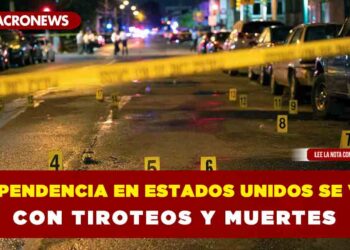 Independencia en Estados Unidos se vivió con tiroteos y muertes