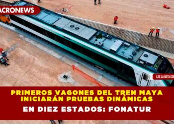 Primeros vagones del Tren Maya iniciarán pruebas dinámicas en diez estados: FONATUR