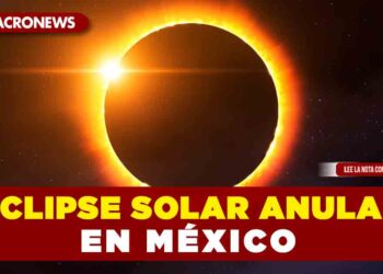 Eclipse solar anular en México 2023