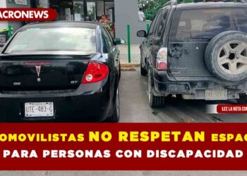 Redacción Macronews por Renan Moguel.- El director de tránsito municipal, Ezequiel Segovia indicó que diariamente recibe de 10 a 15 quejas por el uso inadecuado de espacios asignados para personas con alguna discapacidad.