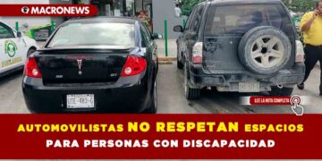 Redacción Macronews por Renan Moguel.- El director de tránsito municipal, Ezequiel Segovia indicó que diariamente recibe de 10 a 15 quejas por el uso inadecuado de espacios asignados para personas con alguna discapacidad.