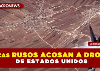 Cazas rusos acosan a drones de Estados Unidos
