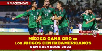 México gana oro en futbol de los Juegos Centroamericanos San Salvador 2023