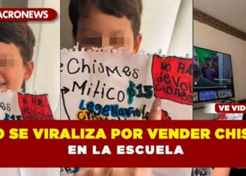 Niño se viraliza por vender chismes en la escuela