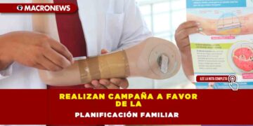 Realizan campaña a favor de la planificación familiar