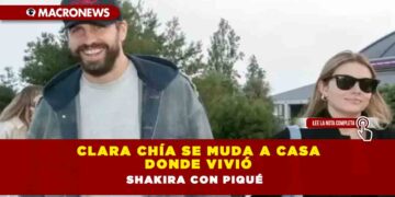 Clara Chía se muda a casa donde vivió Shakira con Piqué
