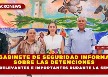 GABINETE DE SEGURIDAD INFORMA SOBRE LAS DETENCIONES MÁS RELEVANTES E IMPORTANTES DURANTE LA SEMANA