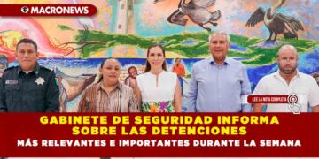 GABINETE DE SEGURIDAD INFORMA SOBRE LAS DETENCIONES MÁS RELEVANTES E IMPORTANTES DURANTE LA SEMANA