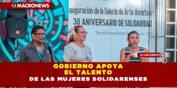Gobierno apoya el talento de las mujeres solidarenses