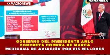 Gobierno del Presidente AMLO concreta compra de marca Mexicana de Aviación por 815 millones