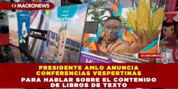 Presidente AMLO anuncia conferencias vespertinas para hablar sobre el contenido de libros de texto 