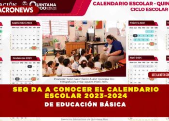 SEQ da a conocer el calendario escolar 2023-2024 de educación básica