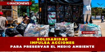 Solidaridad impulsa acciones para preservar el medio ambiente