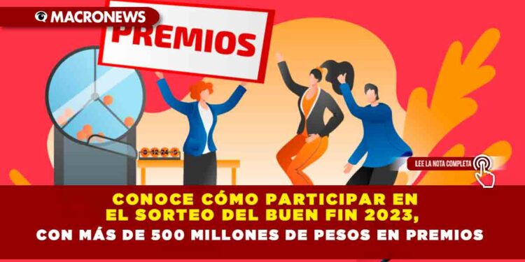 Conoce cómo participar en el sorteo del Buen Fin 2023, con más de 500 millones de pesos en premios