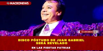 Disco póstumo de Juan Gabriel será revelado en las fiestas patrias