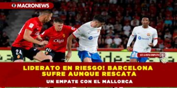 Liderato en riesgo! Barcelona sufre aunque rescata un empate con el Mallorca