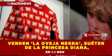 Venden ‘La Oveja Negra’, suéter de la Princesa Diana, en 1.1 MDD