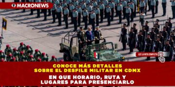 Conoce más detalles sobre el Desfile Militar en CDMX, en que horario, ruta y lugares para presenciarlo