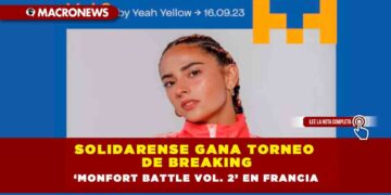 Solidarense gana torneo de breaking ‘Monfort Battle Vol. 2’ en Francia