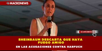 Sheinbaum descarta que haya fuego amigo en las acusaciones contra Harfuch