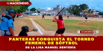Panteras conquista el Torneo femenil de sóftbol de la Liga Manuel Rentería