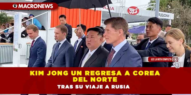 Kim Jong Un regresa a Corea del Norte tras su viaje a Rusia