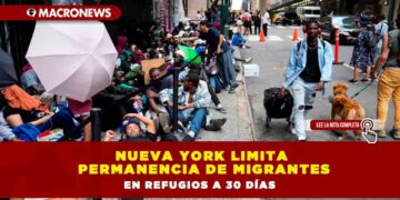 Nueva York limita permanencia de migrantes en refugios a 30 días
