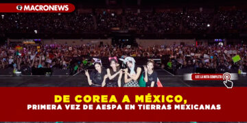 De Corea a México, primera vez de Aespa en tierras mexicanas