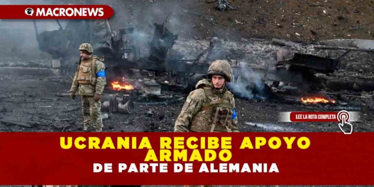 Ucrania recibe apoyo armado de parte de Alemania