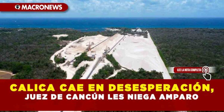 CALICA cae en desesperación, Juez de Cancún les niega amparo