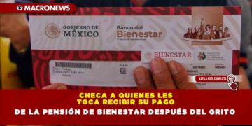 Checa a quienes les toca recibir su pago de la Pensión de Bienestar después del Grito