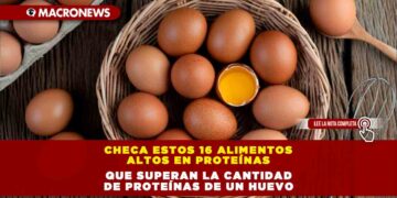 Checa estos 16 alimentos altos en proteínas que superan la cantidad de proteínas de un huevo
