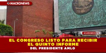 El Congreso listo para recibir el quinto informe del Presidente AMLO