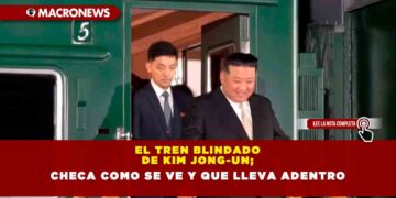 El tren blindado de Kim Jong-un; Checa como se ve y que lleva adentro