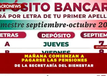 MAÑANA COMIENZAN A PAGARSE LAS PENSIONES DE LA SECRETARÍA DEL BIENESTAR