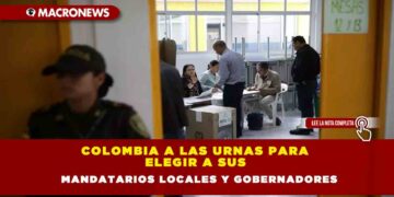 Colombia a las urnas para elegir a sus mandatarios locales y gobernadores