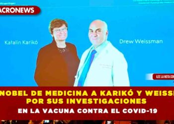 Dan Nobel de Medicina a Karikó y Weissman por sus investigaciones en la vacuna contra el Covid-19