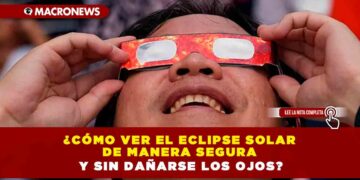 ¿Cómo ver el eclipse solar de manera segura y sin dañarse los ojos?