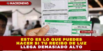 ESTO ES LO QUE PUEDES HACER SI TU RECIBO DE LUZ LLEGA DEMASIADO ALTO