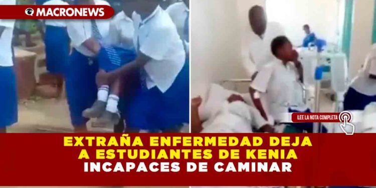 Extraña enfermedad deja a estudiantes de Kenia incapaces de caminar