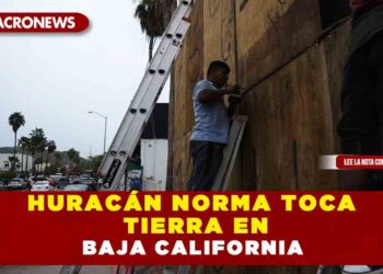 HURACÁN NORMA TOCA TIERRA EN BAJA CALIFORNIA SUR