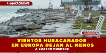 VIENTOS HURACANADOS EN EUROPA DEJAN AL MENOS A CUATRO MUERTOS